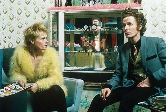 Vivienne Westwood with her partner, Sex Pistols manager Malcolm McLaren.