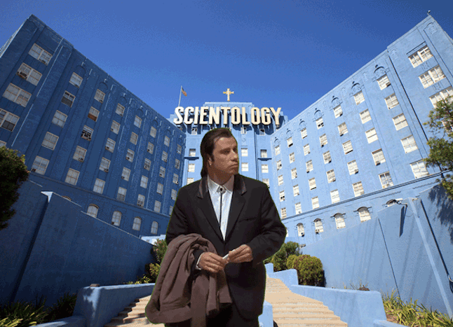 John Travolta is one of many Hollywood stars swept up in the crazy train of Scientology.