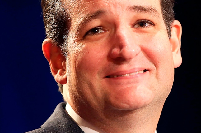 Cruz caught daydreaming of presidency.