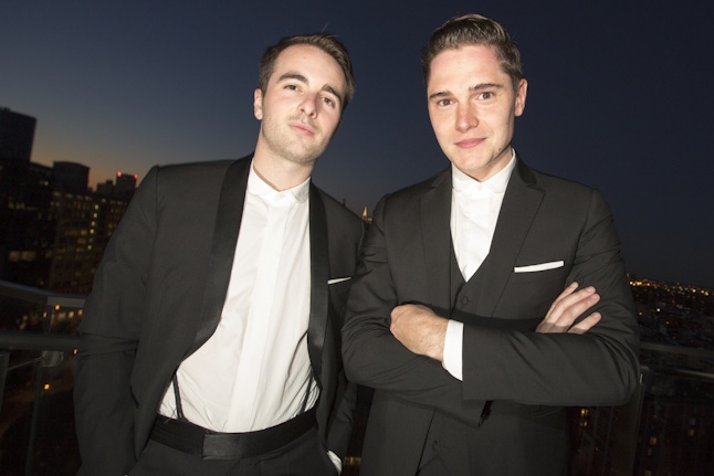 Simon Carpentier and Victor Solf of Her at the Annie O Music Series in the Penthouse at The Standard, East Village.